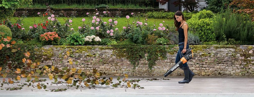 Battery powered leaf blower